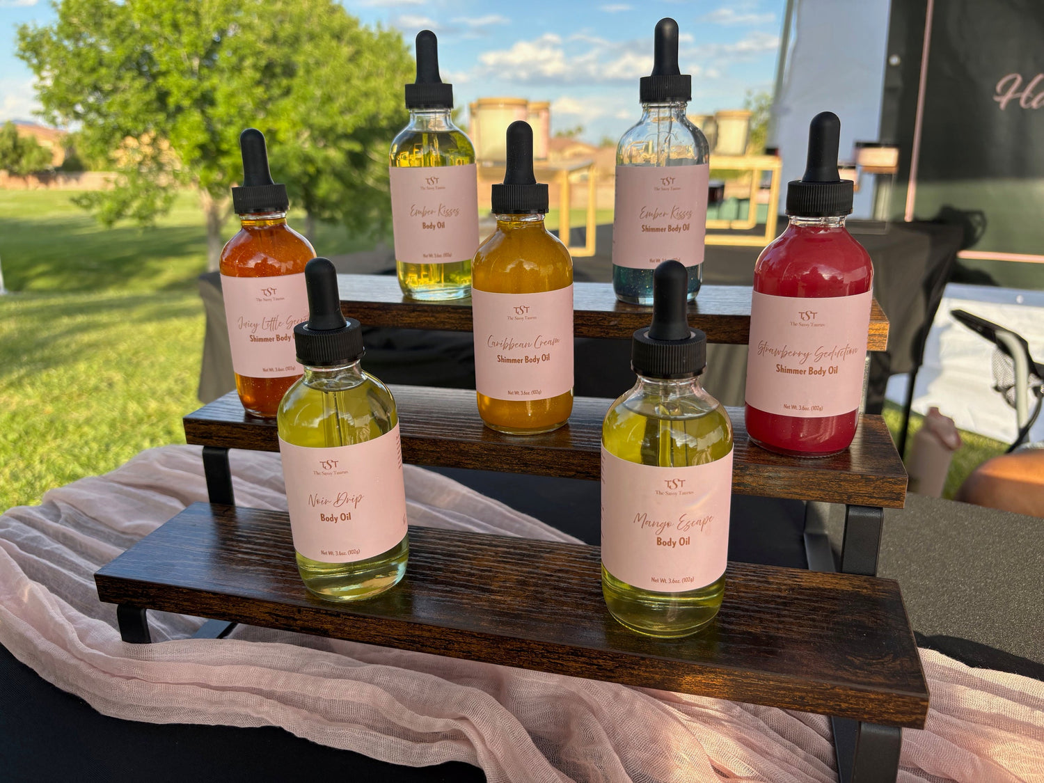 Drippin' in Lux Shimmer Body Oil Collection