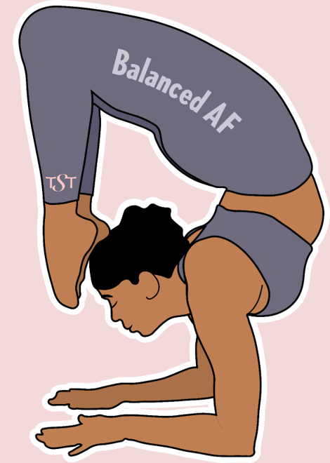 Balanced AF Sticker (Golden)