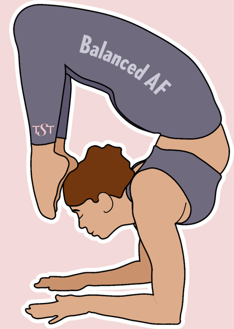 Balanced AF Sticker (Light)