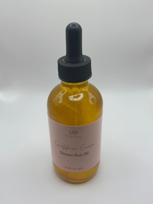 Caribbean Cream Shimmer Body Oil