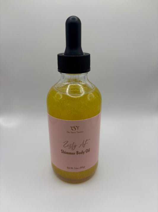 Zesty AF Shimmer Body Oil